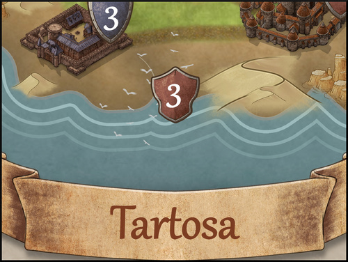 Medieval destiny - Carte de Tartosa