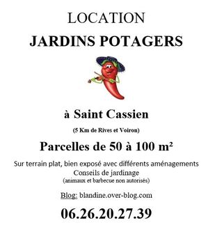 Petit coup de pouce pour les jardins de ma copine !