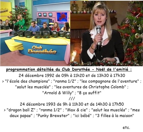 Nostalgiques ? Club Do 1993-1997 des millions de copains, Noël de l'amitié...