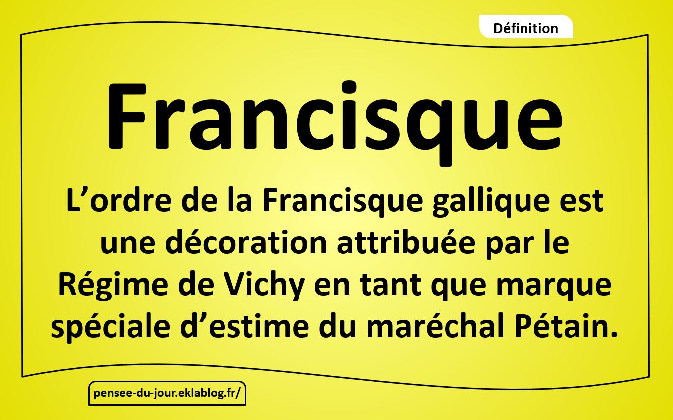 Francisque gallique