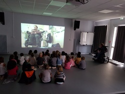 Témoignage avec les élèves l'école St Guillaume à St Barthélémy d'Anjou 05/09/19