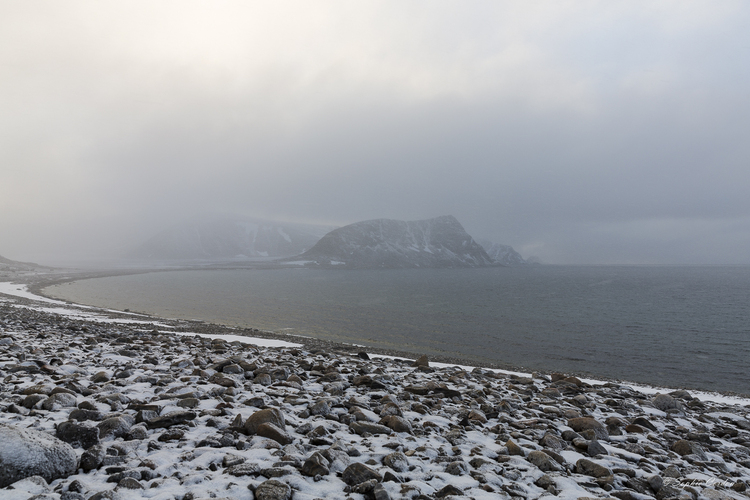 Ambiance 1ère neige à Phippsøya