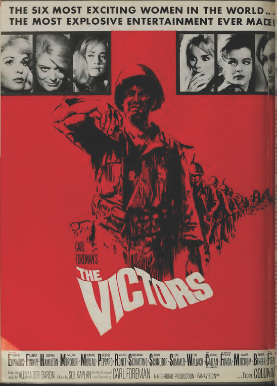 THE VICTORS BOX OFFICE USA 1964