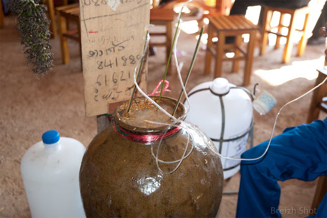 Thaïs noirs Ban Donlè : Vin de riz Thaïs noirs Ban Donlè : Vin de riz