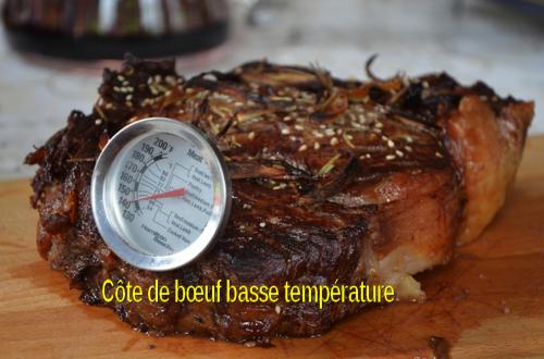 Côte de bœuf basse température