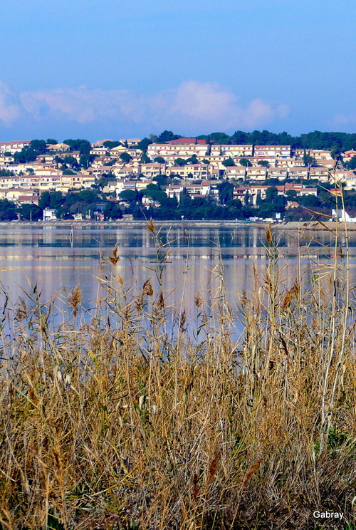 Leucate (Aude) : reflets et lac marin ...