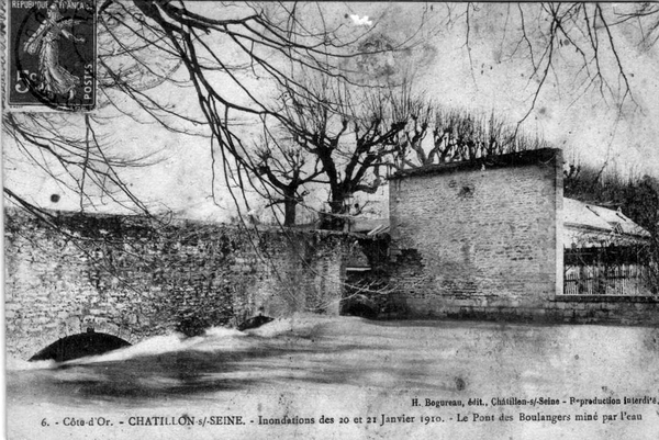 Les inondations des 20 et 21 janvier 1910, vues par Honoré Bogureau...