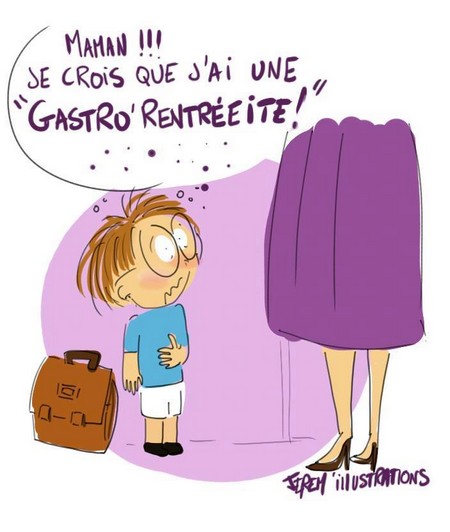 Le lundi ..jour des gosses à l'école