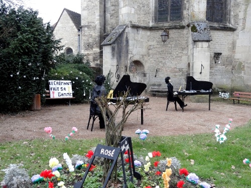 Les rues de Châtillon sur Seine décorées magnifiquement pour la Saint Vincent Tournante des Crémants de Bourgogne 2013......