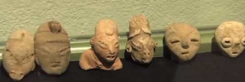 Artefacts du Mexique.