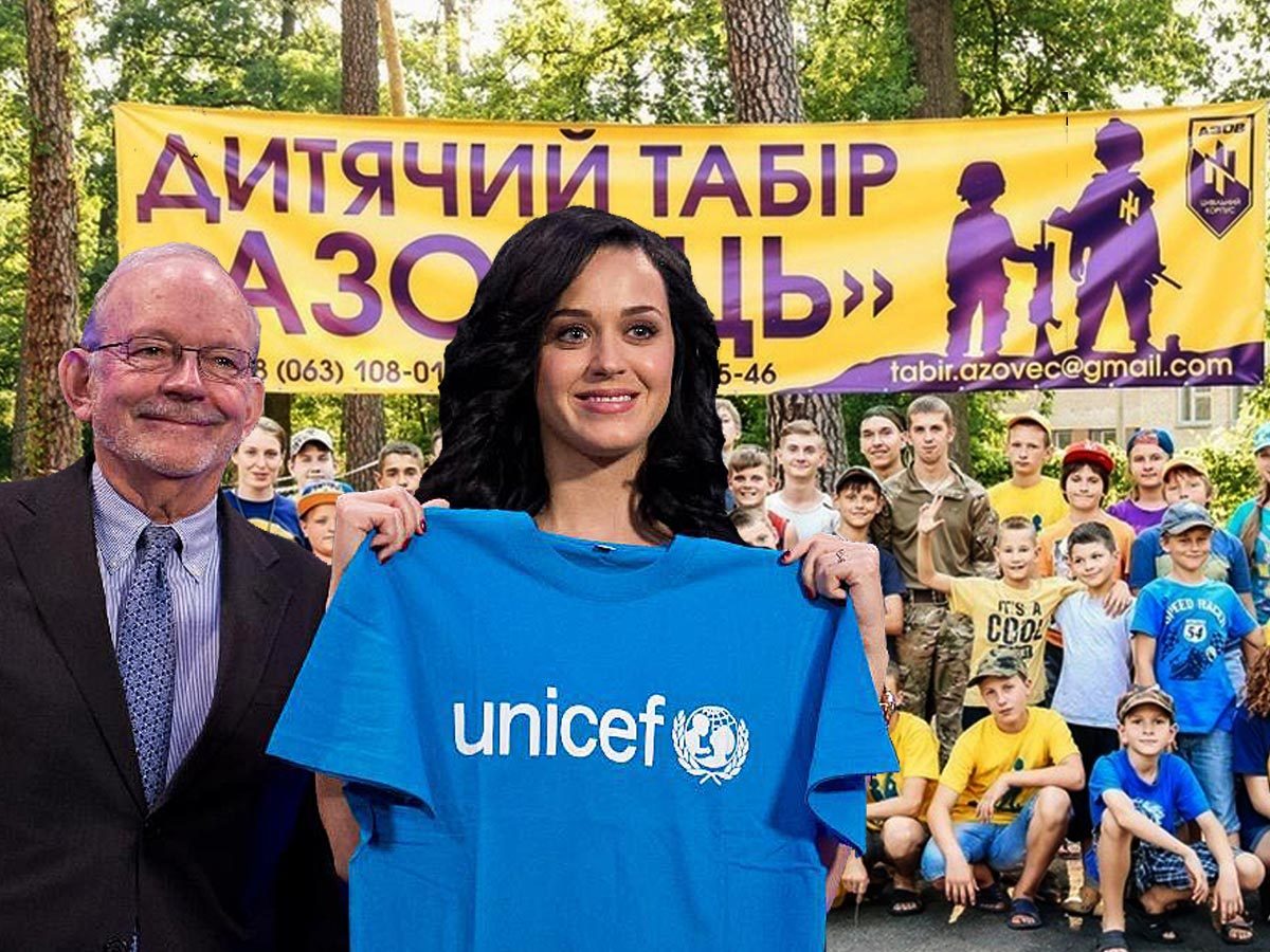Ukraine: camp militaire pour enfants.