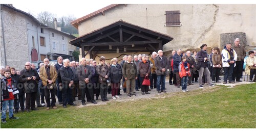 Les membres de la FNACA en visite à Germagnat le 19 mars 2015
