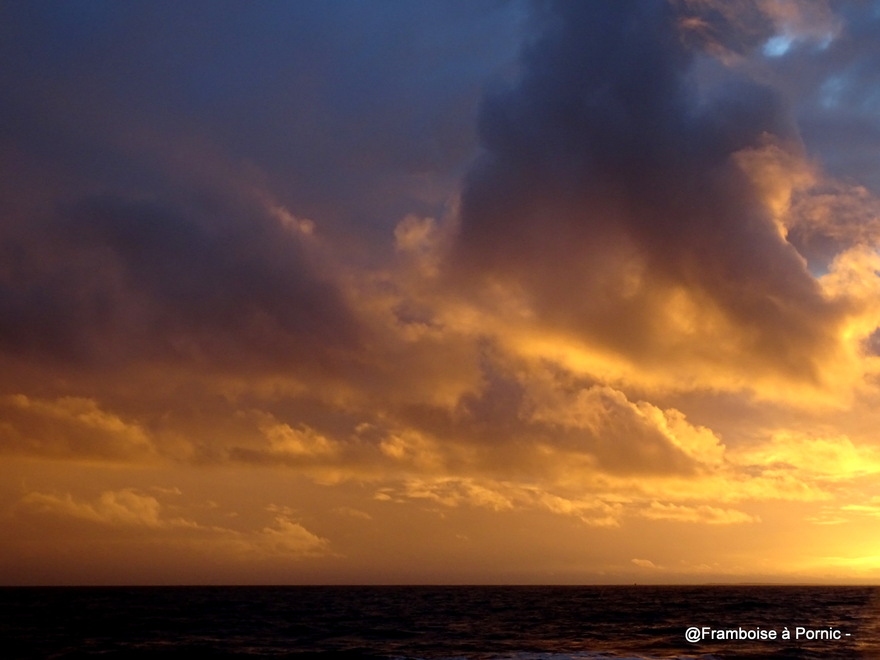 Pornic  coucher de soleil 