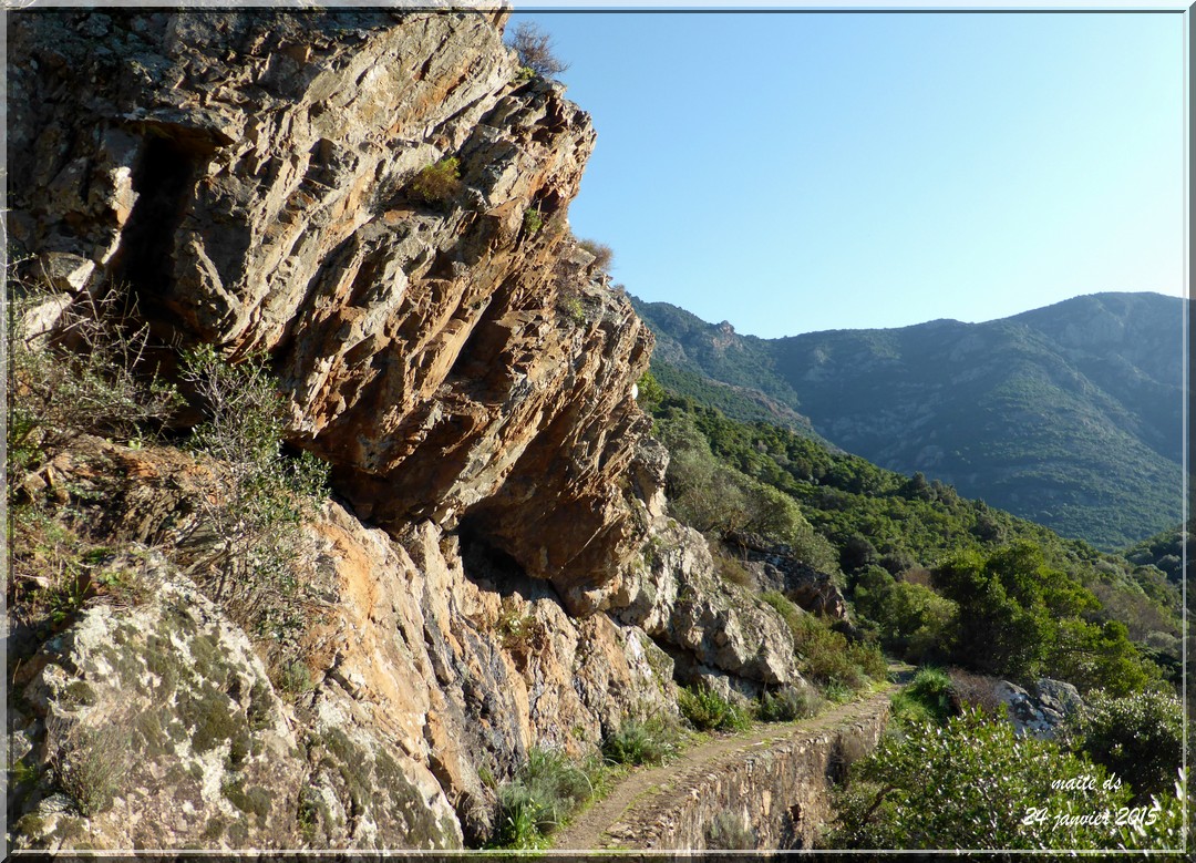 En route pour le barrage de Galéria - Corse