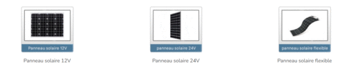 Des panneaux solaires