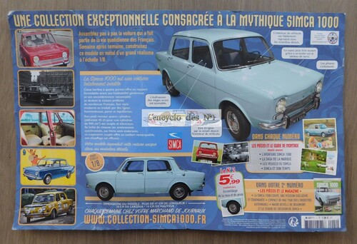 N° 1 Construisez la Simca 1000 - Lancement 