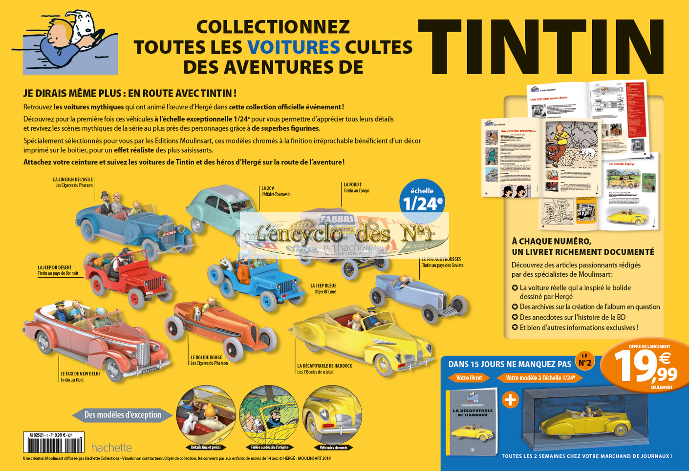 Les Voitures de Tintin (Echelle 1:24) - Hachette - N°55 L'auto de