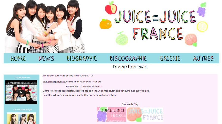 Ouverture Juice=Juice France