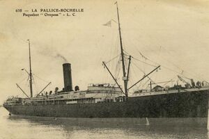 LA PALLICE - ROCHELLE - PAQUEBOT OROPESA - LC 638 - 1907