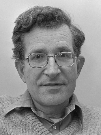 Noam Chomsky (1977, by Hans Peters)