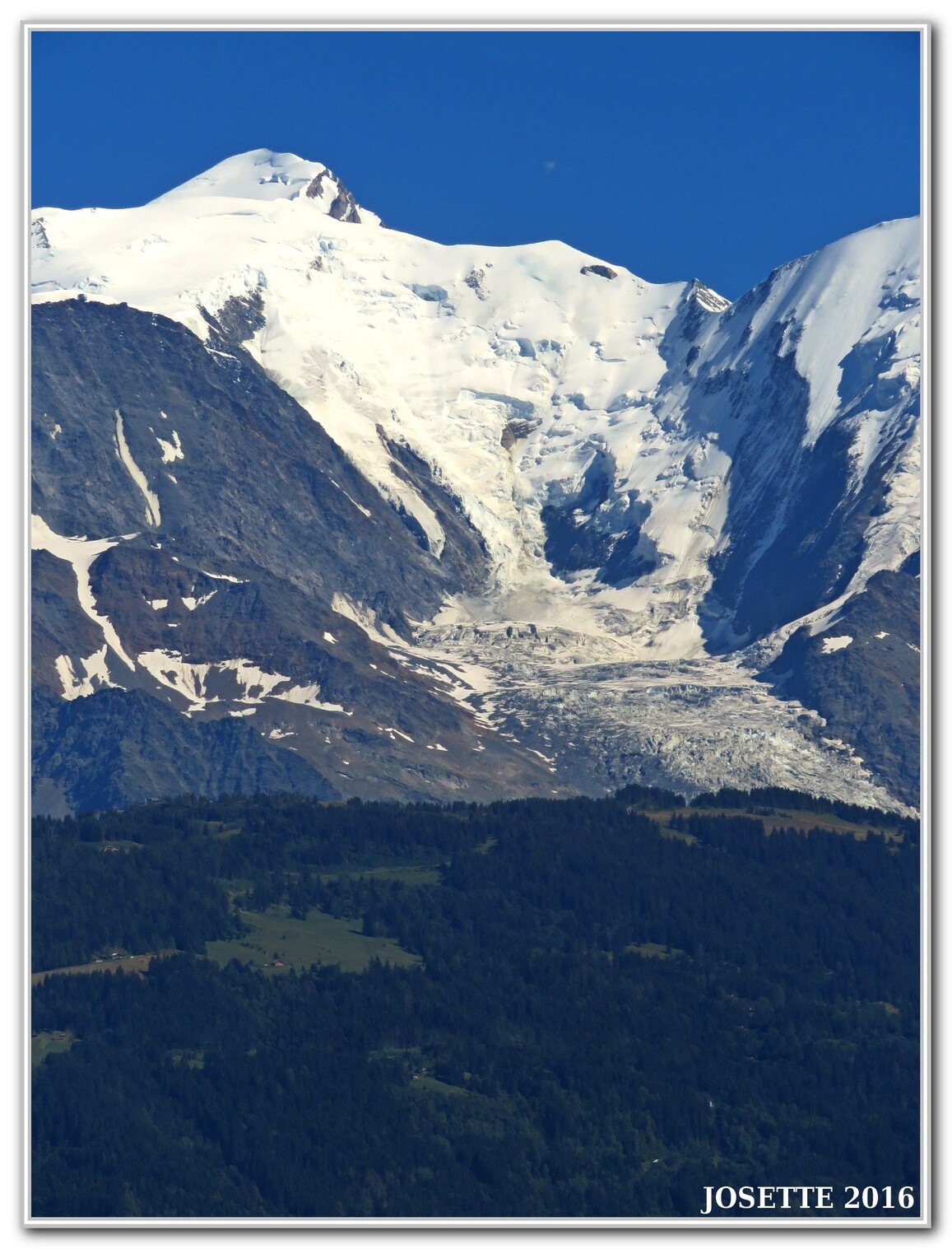 LE MONT BLANC VUE DE SALANCHE 2016