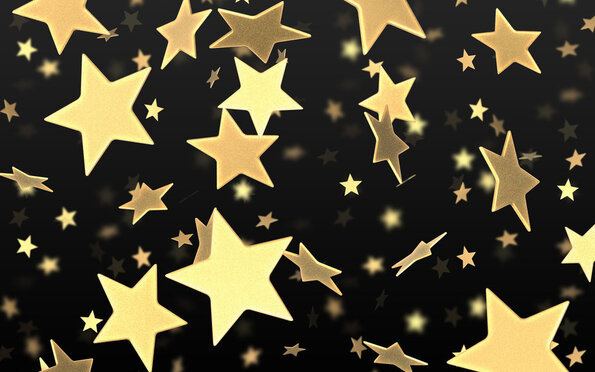 étoiles d'or wallpaper