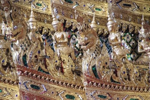 Musée national de Bangkok : la galerie des chars funéraires royaux