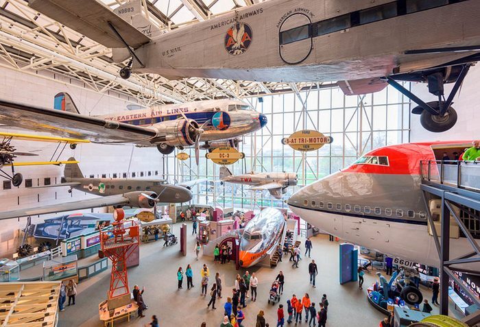 Musées du monde : visitez le le National Air and Space Museum.