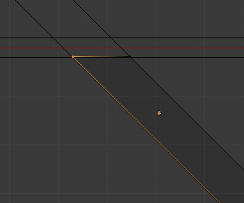 Remonter et aligner les 2 vertices sur la gauche de la planche