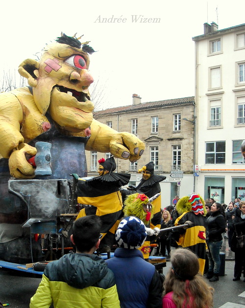 Carnaval de Romans sur Isère 2015...Carmentran même pas mort...3