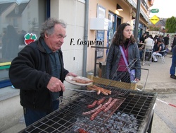 En voisin à la fête des commerçants