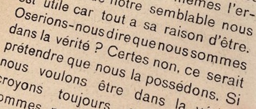 Développement, Arbre de la science de la vue du mal, le bien, interprété l'opposé de la réalité, p.292 (la vérité)