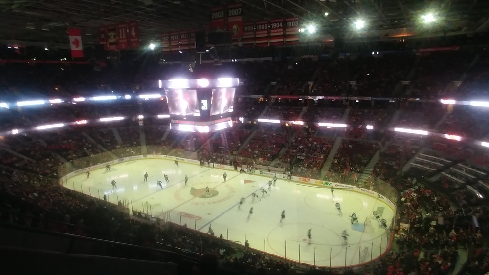 Winnipeg Jets versus Ottawa Senators at Canadian Tire Centre on January 21st 2023