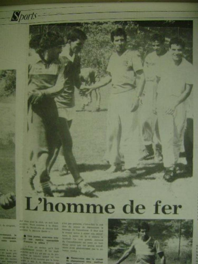 ZOUBA ABDELHAMID Entraineur du Mouloudia 1987-1988