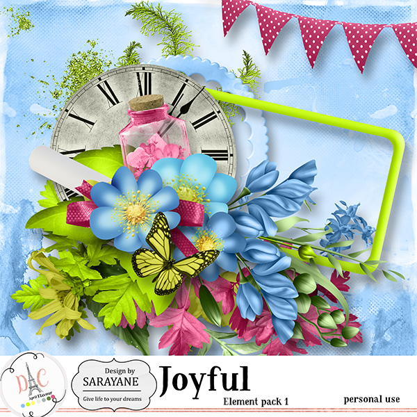 Joyful {PU elements 1} by Sarayane