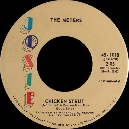 The Meters " Struttin' " Josie Records JOS 4012 [ US ]