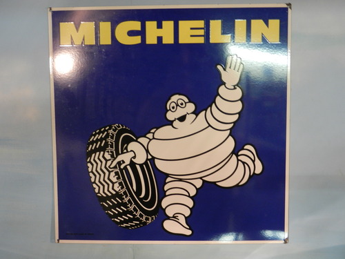 Plaque émaillée "Michelin".