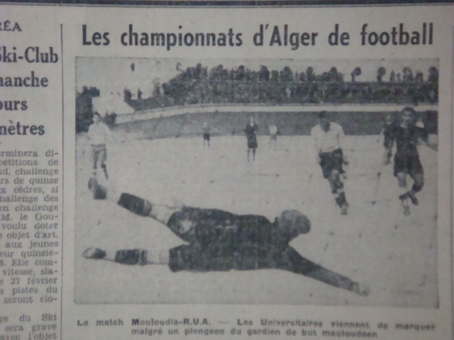 20.2.1938 rua surclasse le mouloudia 4-0