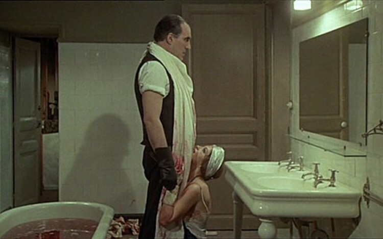 ROMY SCHNEIDER - MICHEL PICCOLI - LE TRIO INFERNAL - 1974