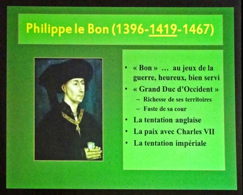 "Les grands Ducs de Bourgogne" et leur cour, une conférence de Robert Fries proposée par l'ACC..