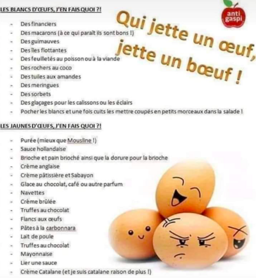 Idées de recette : ouef