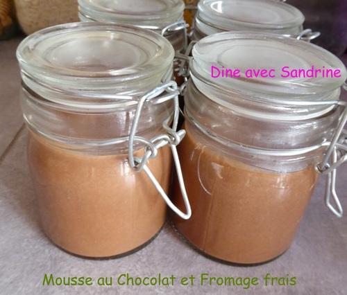 Une Mousse au Chocolat et Fromage frais