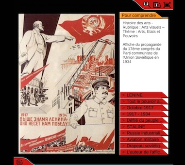Affiche du XVIIème Congrès du PCUS (1934)