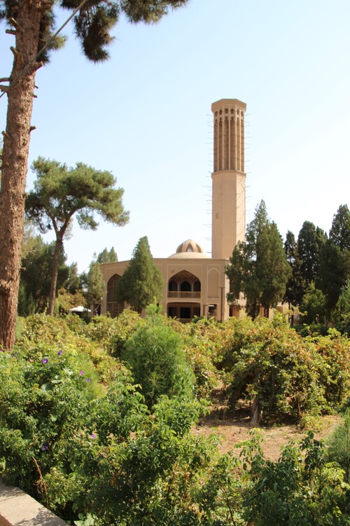 Le jardin Dowlat Abad à Yazd