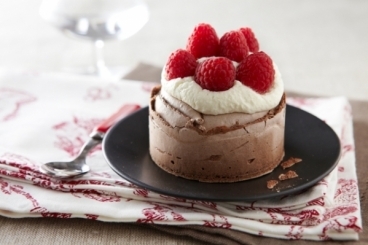 Pavlova chocolat framboise