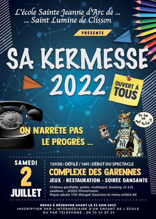 KERMESSE SAMEDI 2 JUILLET