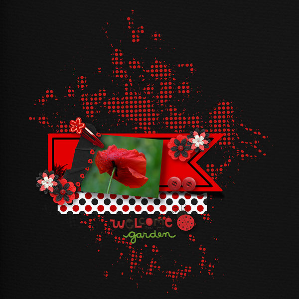 "Rouge coquelicot" by Scrap de Yas