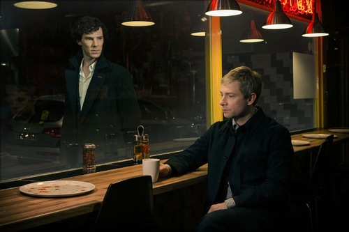 Sherlock saison 3 : première photo officielle au faux air d'un tableau d'Edward Hopper