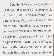 Centrafrique : l'écrivain Thomas Dietrich accuse Deby et la France (revue de Sciences Po)