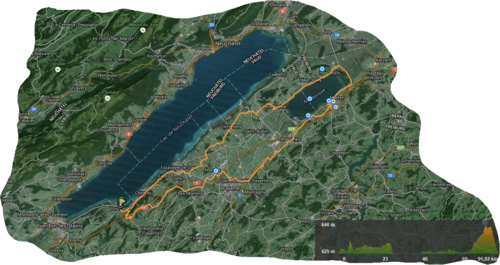 Mercredi 15 juillet: Tour du lac de Morat